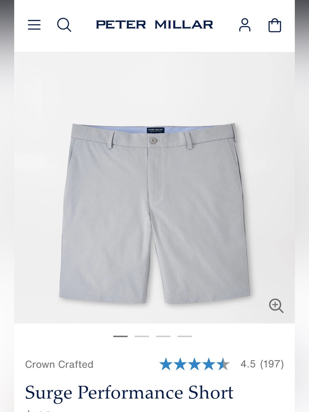 P men’s Peter Millar Surge Performance Shorts